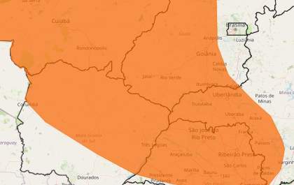 Quarta-feira terá máxima de 35°C em Três Lagoas e Inmet emite alerta de baixa umidade