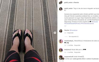 Um chinelo, uma conquista e a liberdade de ser incluída