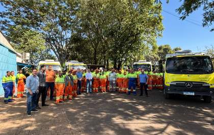 Empresa adquire 4 novos caminhões para serviços de capina e roçada em Araçatuba