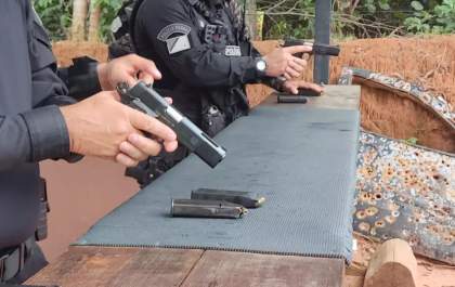 Polícia Penal recebe reforço de 145 pistolas em MS