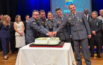 PM comemora os 56 anos do 2º Batalhão em Araçatuba
