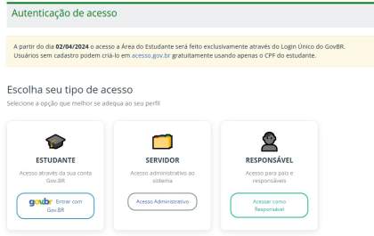 IFMS libera acesso do Sistema Acadêmico para pais e responsáveis