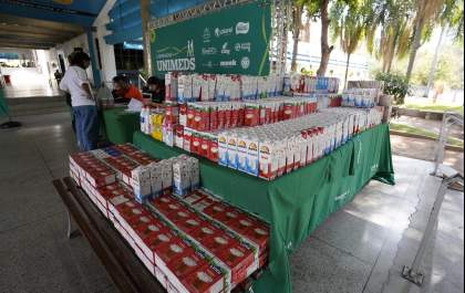 Caminhada arrecada cerca de 1.200 litros de leite