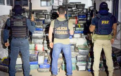 Ação integrada apreende mais de 7 toneladas de maconha na BR-163