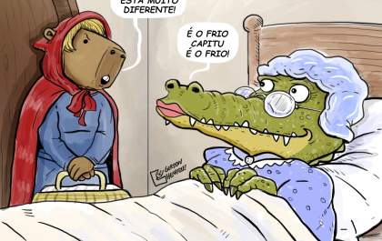 O frio da vovó Jacaré&nbsp;