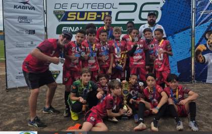 Três Lagoas conquista título inédito no Estadual MS Sub-11