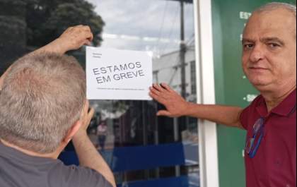 Funcionários da Caixa iniciam greve em Araçatuba
