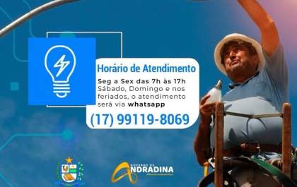 Andradina intensifica serviços de reparo em iluminação pública após período de fortes chuvas