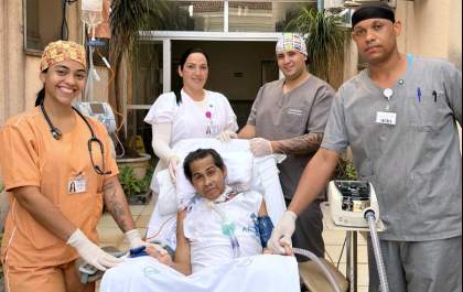 Passeio terapêutico é introduzido na recuperação de paciente na Santa Casa de Araçatuba