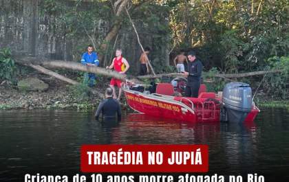 Tragédia: Criança de 10 anos morre afogada no Rio Paraná