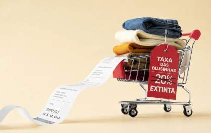 Taxa das blusinhas acaba para compras de até US$ 50