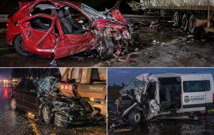 Acidentes deixam ao menos 11 mortos nas estradas de MS no fim de semana
