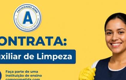 AEMS abre vaga para auxiliar de limpeza em Três Lagoas