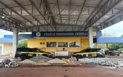 PRF apreende quase uma tonelada de drogas em MS