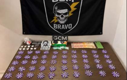 Entregador é preso pela Guarda Municipal de Birigui com quase meio quilo de cocaína