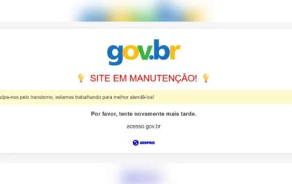 Gov.br tem problemas de acesso nesta segunda