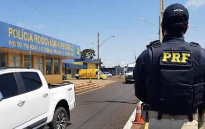 PRF notifica infrações no Pare e Siga em MS