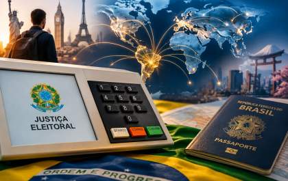 Quase 919 mil brasileiros que vivem no exterior estão aptos a votar nas eleições de 2026