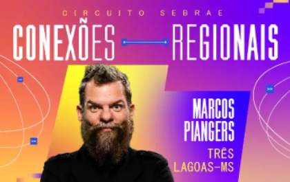 Com inscrições esgotadas, Marcos Piangers realiza palestra hoje em Três Lagoas