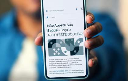 Ministério da Saúde cria campanha sobre apostas
