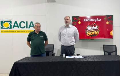 ACIA lança Natal da Sorte com R$ 57 mil em prêmios&nbsp;