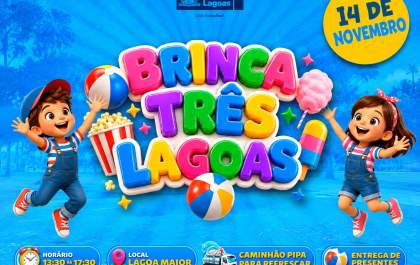 Brinca Três Lagoas prepara tarde especial para crianças