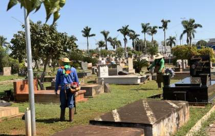 Prefeitura prepara cemitério para Finados em Três Lagoas