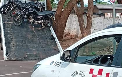 PM recolhe 40 motos em operação contra escapamentos barulhentos em Birigui