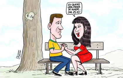 CHARGE: Amor verde, amarelo e vermelho