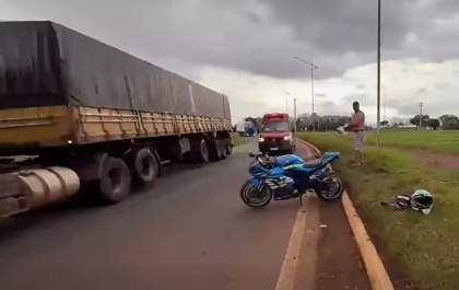Acidente de moto na BR-163 mata empresário em Nova Alvorada do Sul