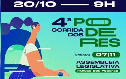 Corrida dos Poderes abre inscrições gratuitas em 20 de outubro com 4,2 mil vagas
