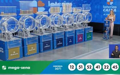 Mega-Sena, concurso 3071: confira os números sorteados