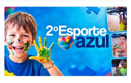 Prefeitura de Andradina promove 2º Esporte Azul com foco na inclusão de crianças autistas