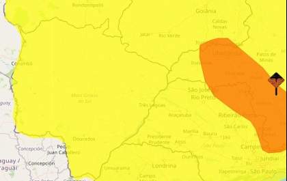 Três Lagoas tem previsão de chuva e trovoadas nesta quinta-feira