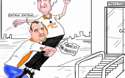Confira a charge da edição do jornal Hojemais