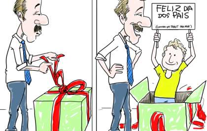 Confira a charge da edição do jornal Hojemais