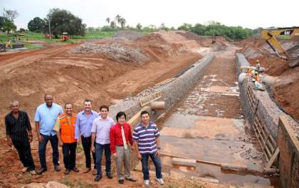 Governo de Andradina acompanha avanço das obras históricas do PAC2