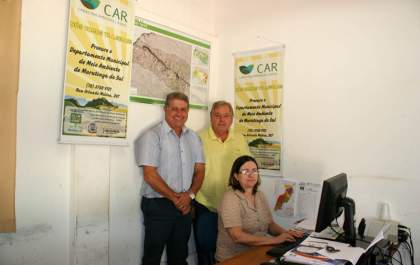 Prefeitura apoia a efetivação das inserções no Sistema de Cadastro Ambiental Rural