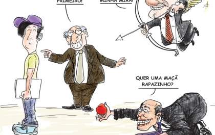 Charge da edição 2.047 do Hojemais