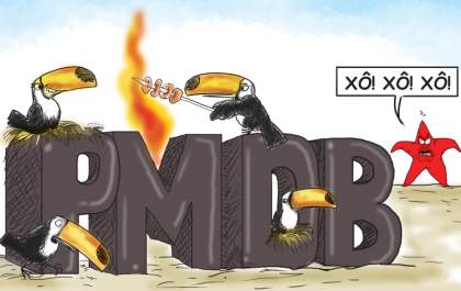 Charge: PSDB no ninho do PT