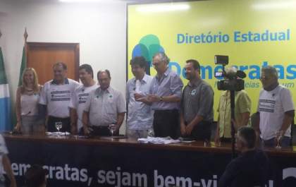 Democratas de Três Lagoas recebem cargo estadual e marcam história do partido
