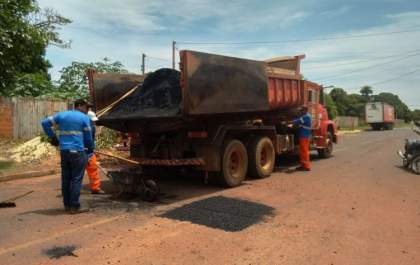 Dada ordem de serviço para Operação Tapa Buraco nas regiões mais críticas