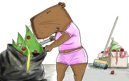 Hora de guardar os enfeites de Natal - Capitu
