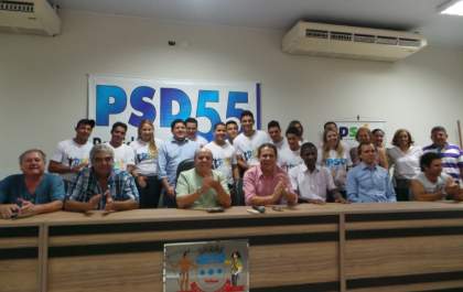 Durante a posse do novo diretório, Antonio João diz que PSD vai crescer e ficar ainda mais forte em 2014