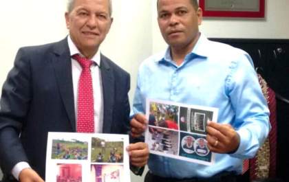 Hernani da Bahia tem audiência com Luiz Turco, agradece emendas e faz novos pedidos