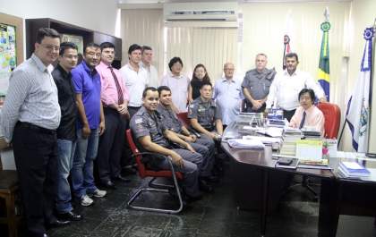Jamil recebe visita do novo comandanteda 1ª Companhia de Andradina