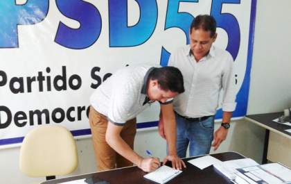 Gil do Jupiá se filia ao PSD mediante a garantia de que o partido não se coliga com o PMDB