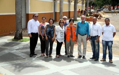 Prefeito Jamil acompanha restauração de parte externa do Centro Cultural