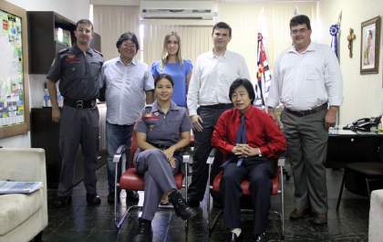 Jamil dá boas vindas à nova comandante do Corpo de Bombeiros