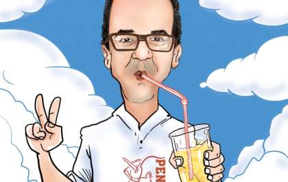Pastor Marcos Rogério, na glória! Tomando 